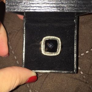 David Yurman Black Onyx Ring 11mm